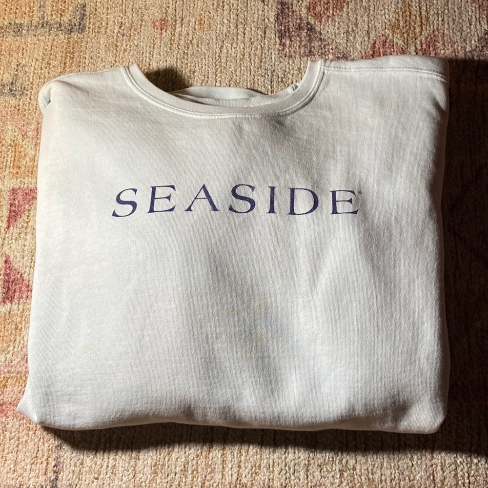 Seaside Long Sleeve Baby Blue Sweatshirt